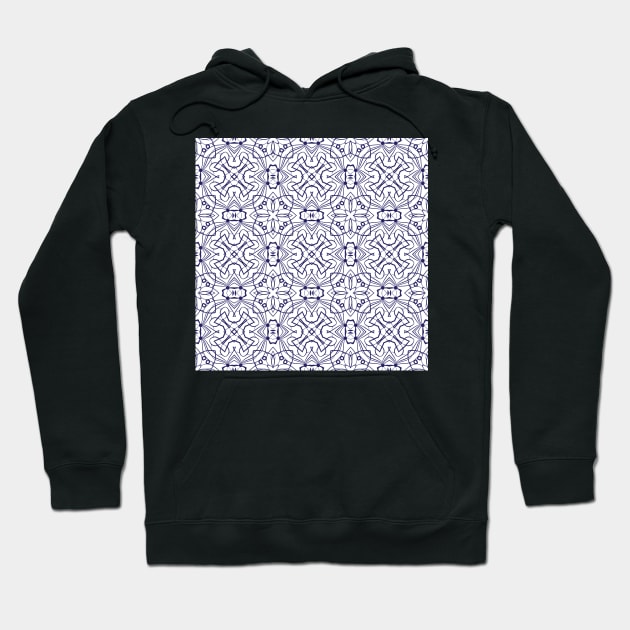 Repeating geometric pattern lines elements Hoodie by IrinaGuArt